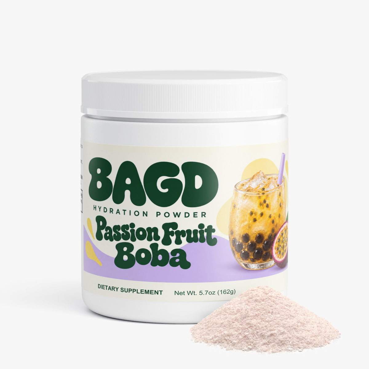Hydration Powder (Passion Fruit Boba)